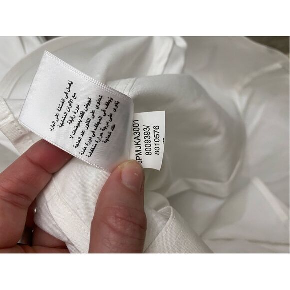 Jones New York Easy-Care Button-Up Shirt, White, Size Medium, MSRP $80 - Picture 8 of 10
